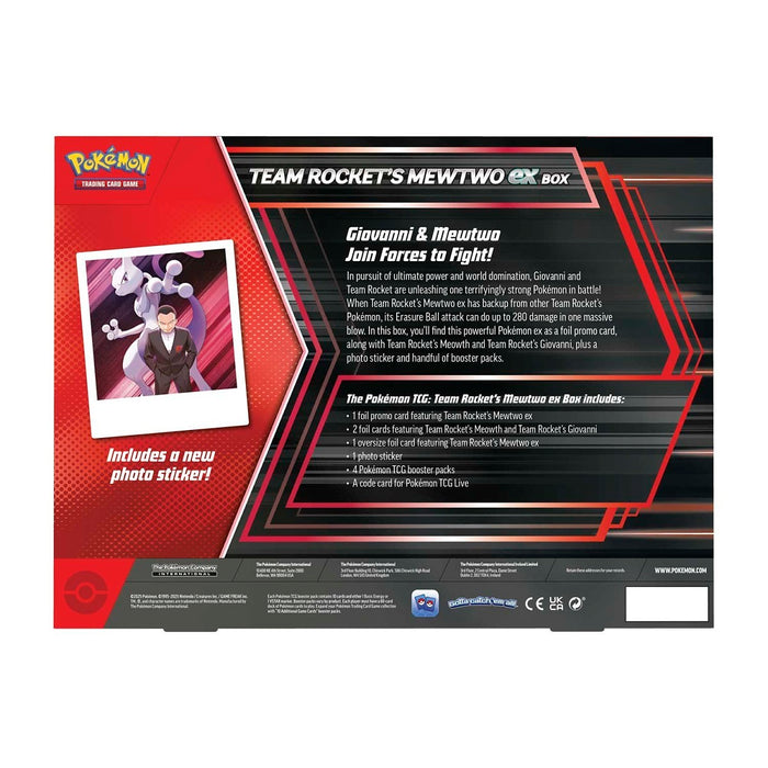 Pokemon TCG: Team Rocket's Mewtwo Ex Box