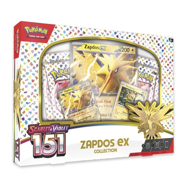 Pokemon TCG: Scarlet & Violet - 151 Zapdos EX Collection