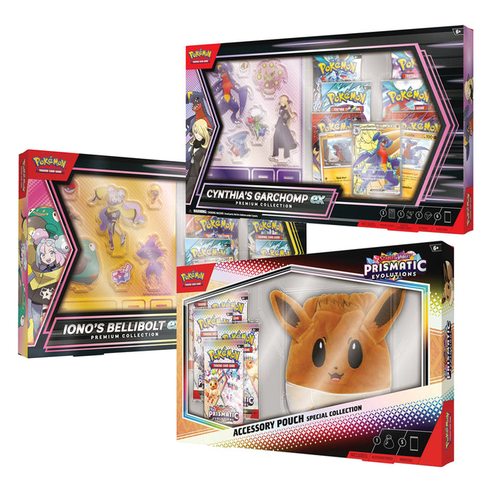 S&V Mega Bundle - 3x Pokemon TCG Collection Boxes