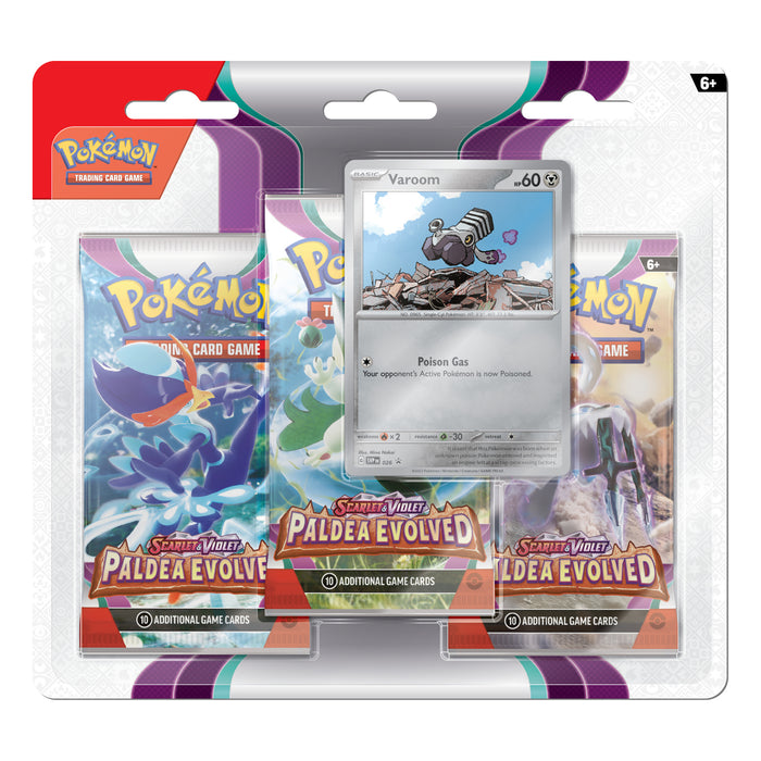 Pokemon TCG: Scarlet & Violet - Paldea Evolved 3-Pack Blister