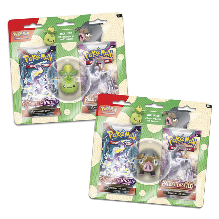 Pokemon TCG: Back to School - Eraser Blister - Smoliv / Lechonk