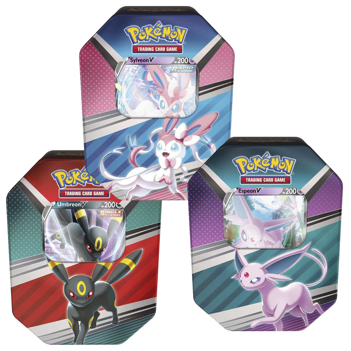 Pokemon TCG: V Heroes Tin - Espeon / Sylveon / Umbreon