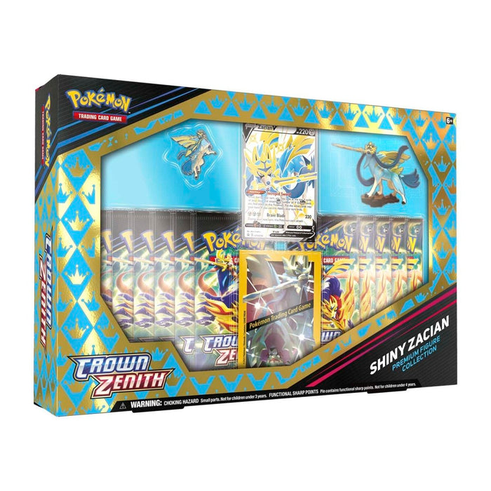 Pokemon TCG: Crown Zenith Crown Zenith Premium Figure Shiny Zacian/Zamazenta Collection