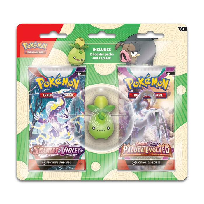 Pokemon TCG: Back to School - Eraser Blister - Smoliv / Lechonk