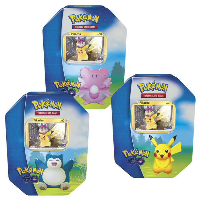 Pokemon TCG: Pokemon GO Tin - Blissey / Pikachu / Snorlax