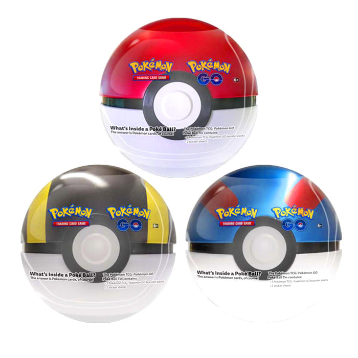 Pokemon TCG: Pokemon GO Pokeball Tin - Poke / Great / Ultra Balls