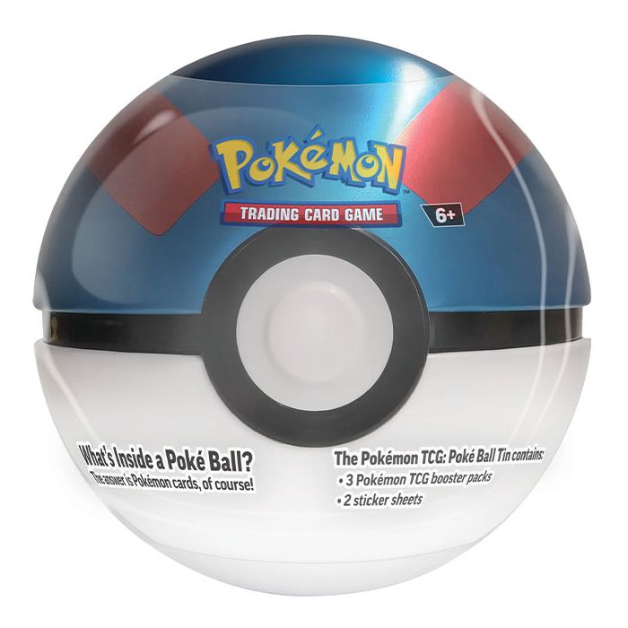 Pokemon TCG: Series 9 Pokeball Tin - Poke / Great / Premiere / Lure / Ultra Balls