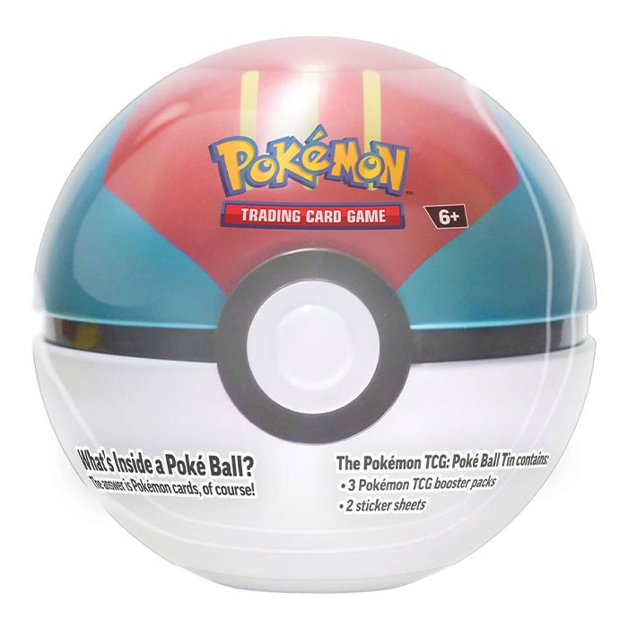 Pokemon TCG: Series 9 Pokeball Tin - Poke / Great / Premiere / Lure / Ultra Balls