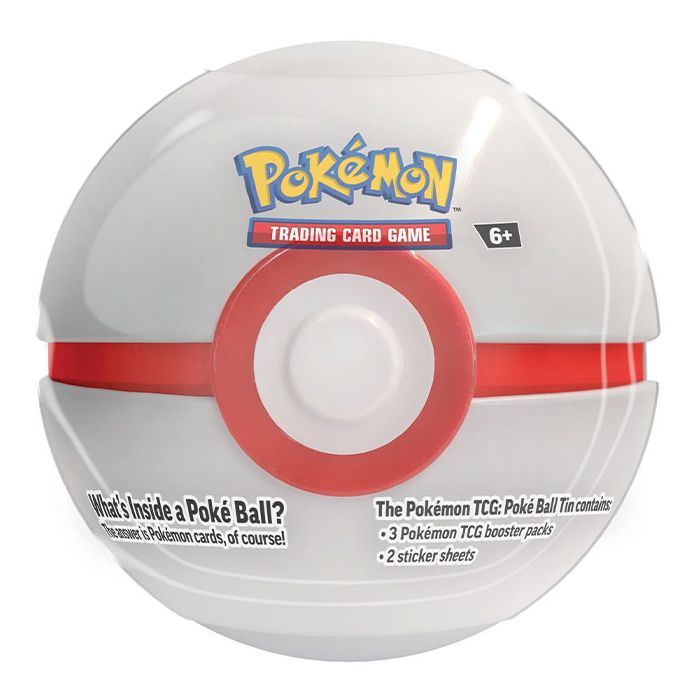 Pokemon TCG: Series 9 Pokeball Tin - Poke / Great / Premiere / Lure / Ultra Balls