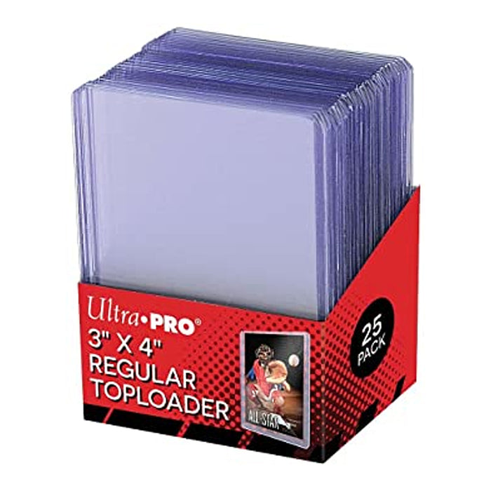 Ultra Pro 3x4 Inch Regular Toploaders - 25x Pack