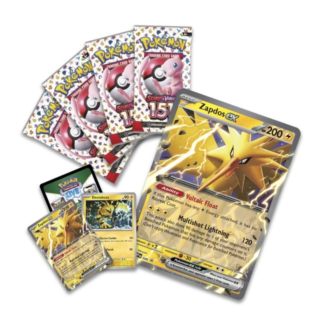 Pokemon TCG: Scarlet & Violet - 151 Zapdos EX Collection