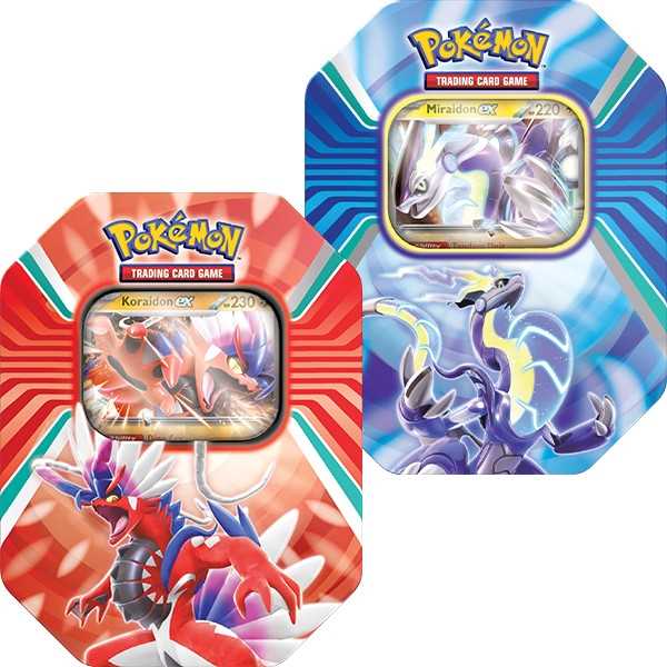Pokemon TCG: Paldea Legends Tin - Koraidon / Miraidon