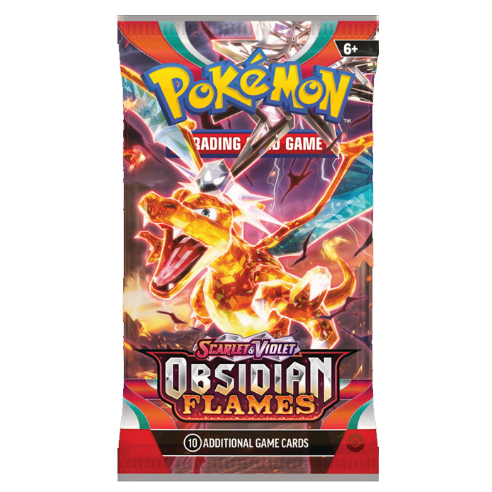 英語版　Scarlet & Violet Obsidian Flames 新品 Pokemon TCG: Scarlet & Violet - Obsidian Flames Booster Pack