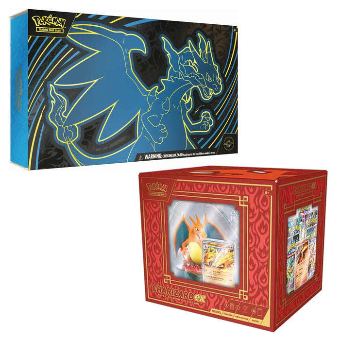 Charizard Mega Bundle - Super & Ultra Premium Collection Box Combo