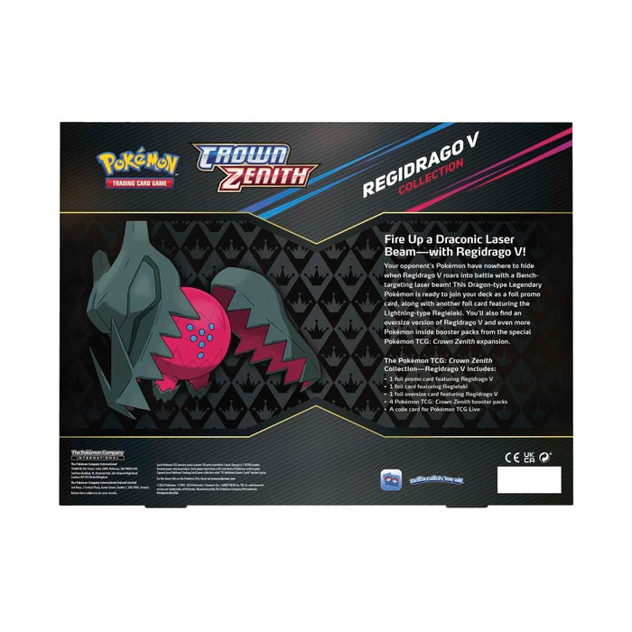 Pokemon TCG: Crown Zenith Regidrago V / Regieleki V Collection